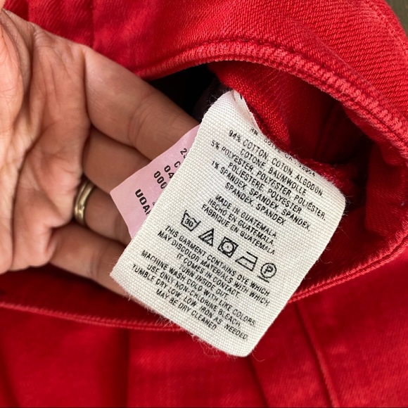 Anthropologie Pilcro Red Skinny Jeans - Picture 5 of 7